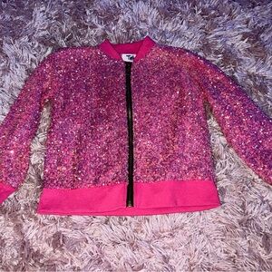 Pink Sequin Jacket